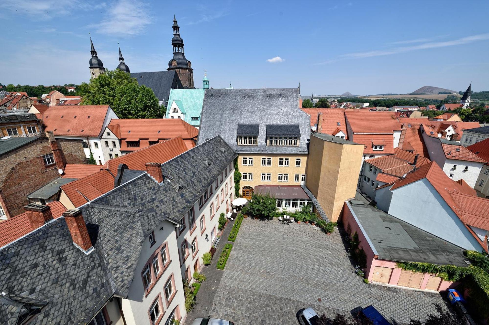 Hotel Graf von Mansfeld Lutherstadt Eisleben Eksteriør billede