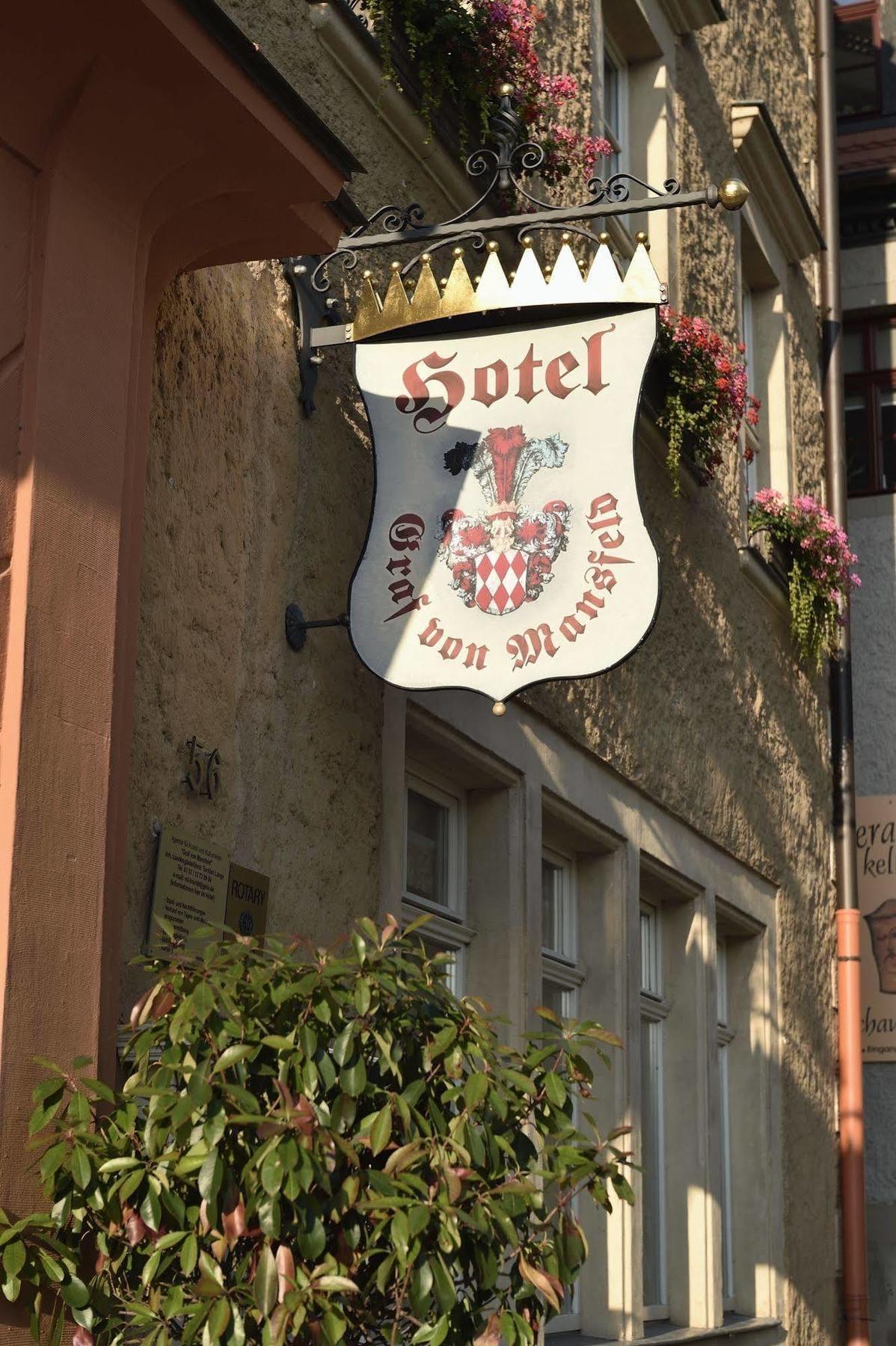 Hotel Graf von Mansfeld Lutherstadt Eisleben Eksteriør billede