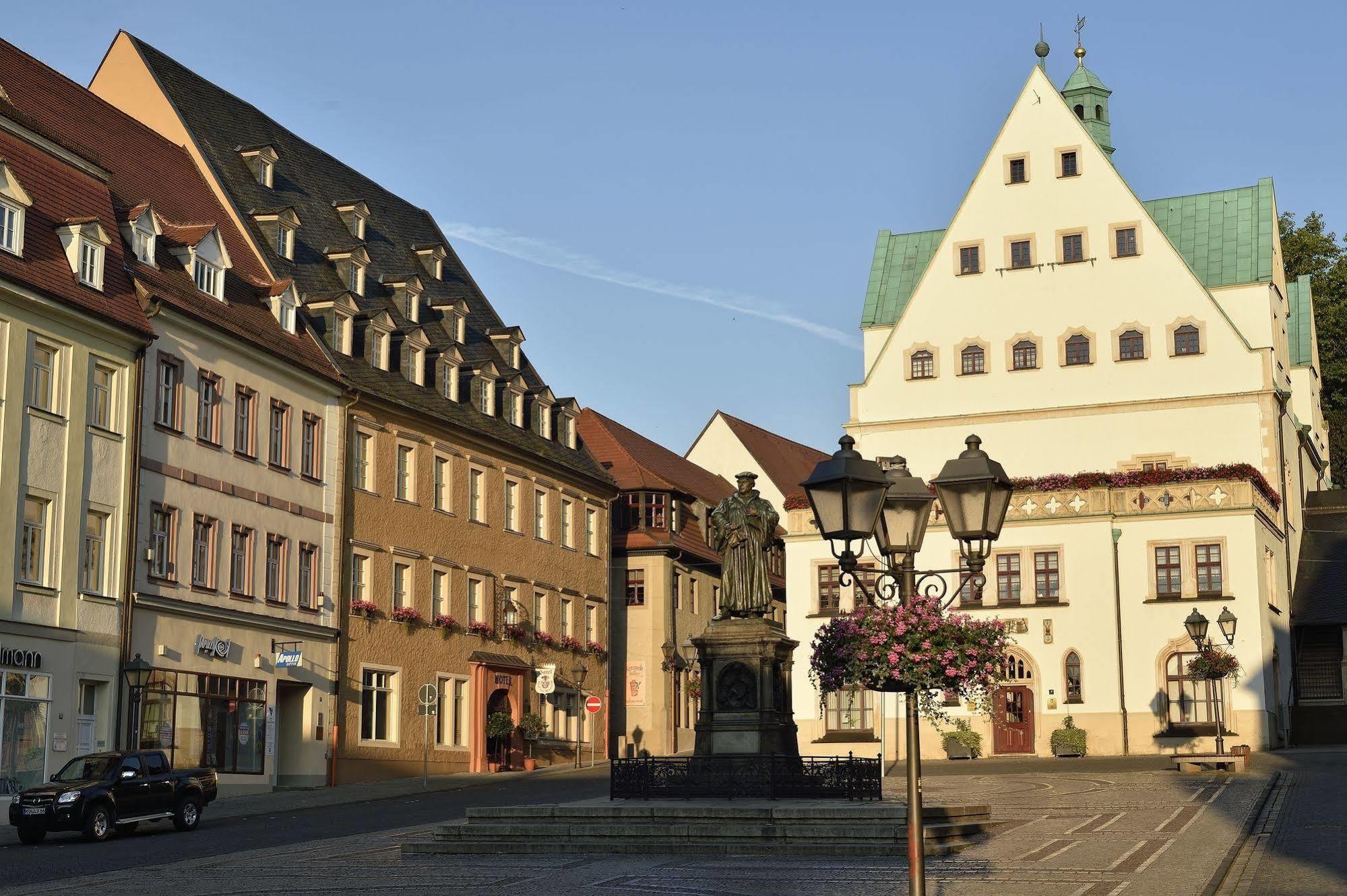 Hotel Graf von Mansfeld Lutherstadt Eisleben Eksteriør billede